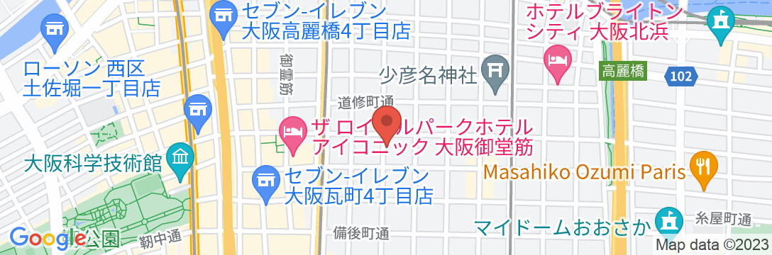 ゲストハウスカスガヨドヤバシ/民泊【Vacation STAY提供】の地図