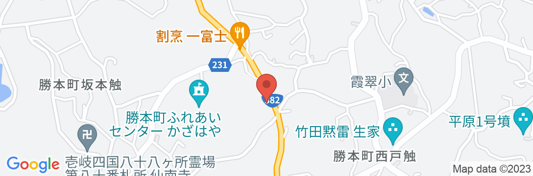 一棟貸しゲストハウス IKI HOUSE SAIDOFURE 壱岐【Vacation STAY提供】の地図