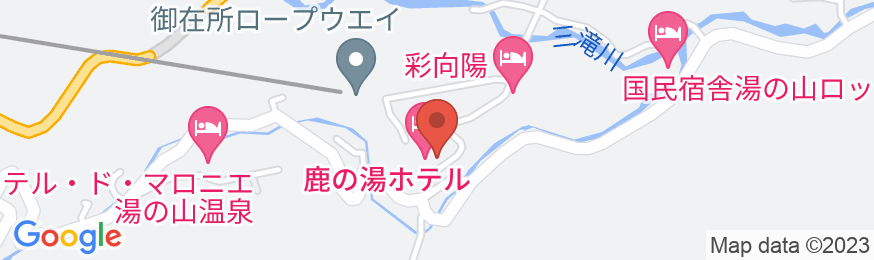 湯の山温泉 三慶園の地図