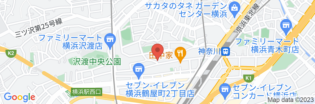 SUハウス横浜305/民泊【Vacation STAY提供】の地図