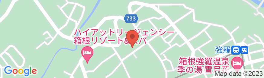 強羅温泉 桐谷 箱根荘の地図