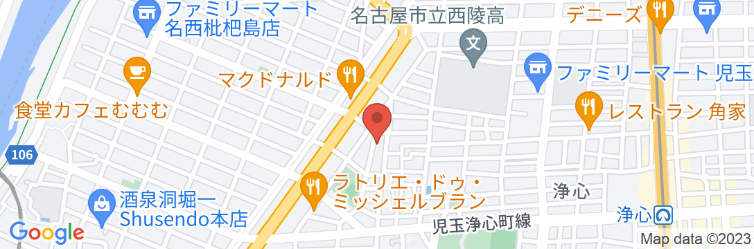 デザイナーズアパート polaris 101/民泊【Vacation STAY提供】の地図