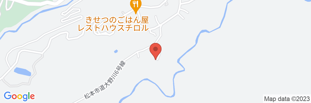 乗鞍高原温泉 ロッヂふもとの地図