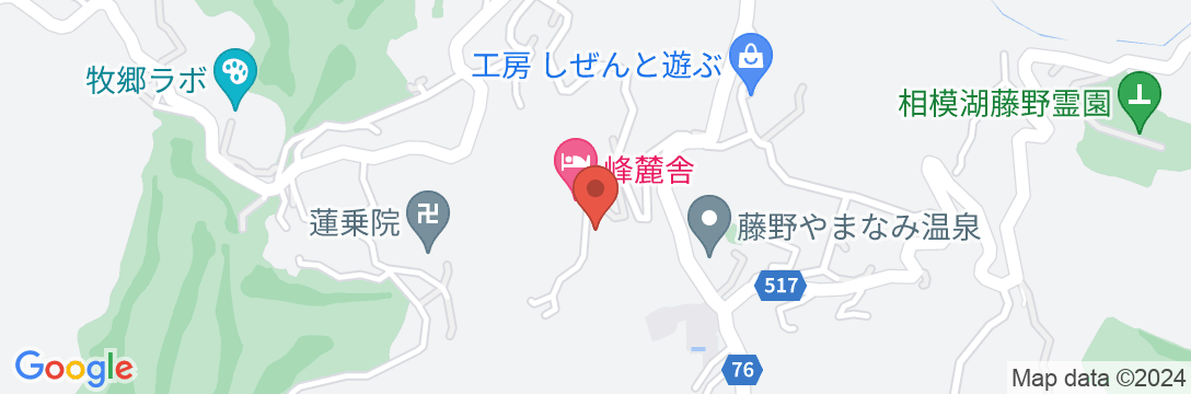 峰麓舎/民泊【Vacation STAY提供】の地図