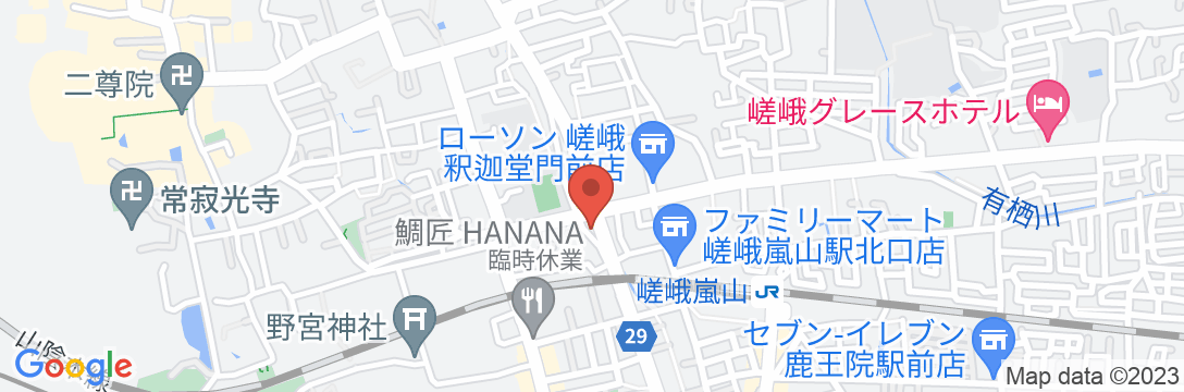 一棟貸切り宿 GuestHouse 嵯峨嵐山【Vacation STAY提供】の地図