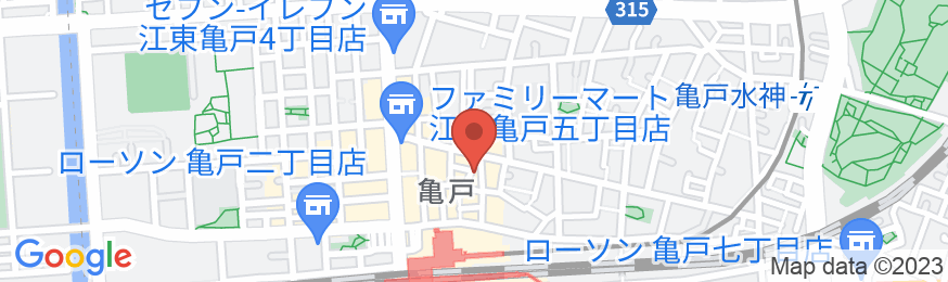 ザ・バレル亀戸ゲストハウス【Vacation STAY提供】の地図