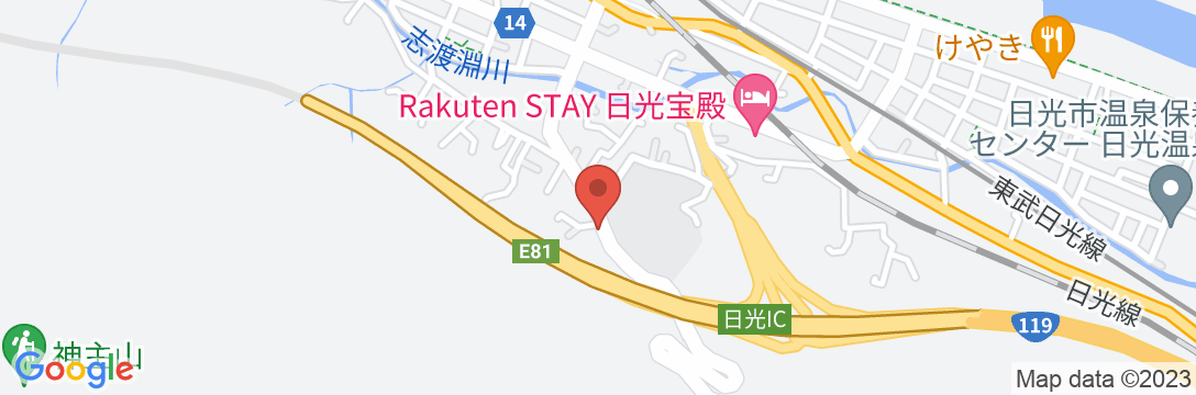 ゲストハウスもみじ日光/民泊【Vacation STAY提供】の地図