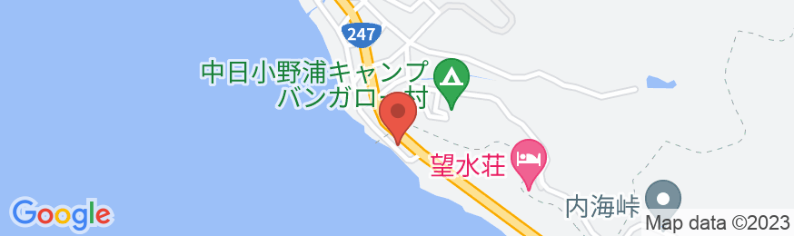 内海温泉 ホテル魚半日吉苑の地図