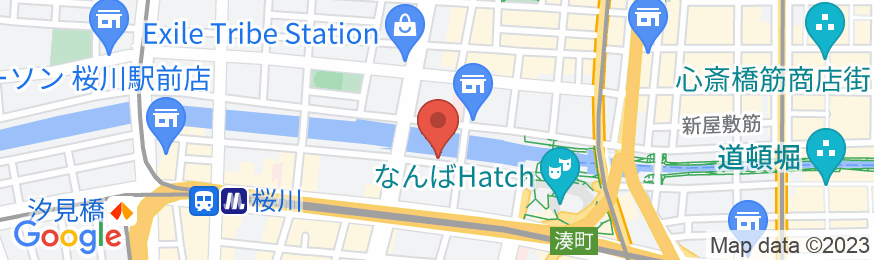 アリタハイツ難波206/民泊【Vacation STAY提供】の地図