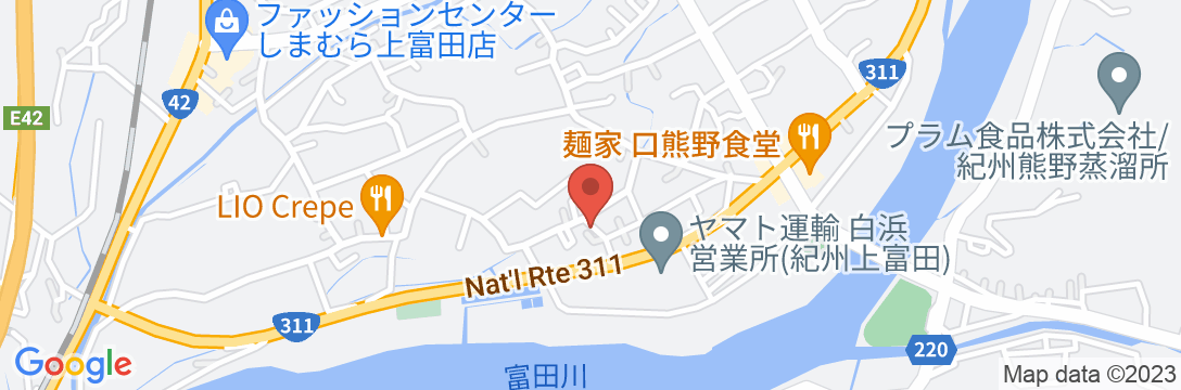 【MIZUKI-YA】白浜駅まで車で7分!観光地へのアクセス/民泊【Vacation STAY提供】の地図