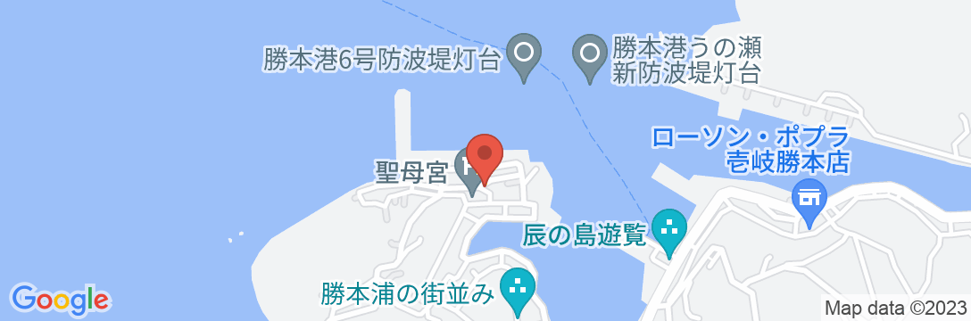 一棟貸しゲストハウス IKI HOUSE KATSUMOTOURA【Vacation STAY提供】の地図