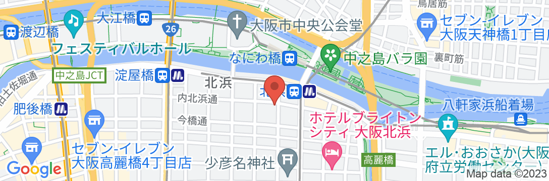 S-CREA 北浜/民泊【Vacation STAY提供】の地図