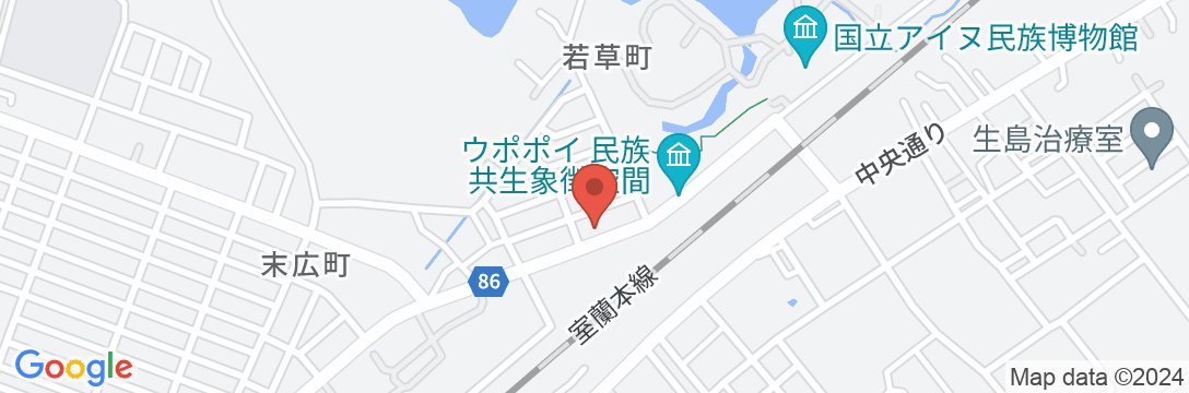 ポロトベース ウポポイまで徒歩2分【Vacation STAY提供】の地図