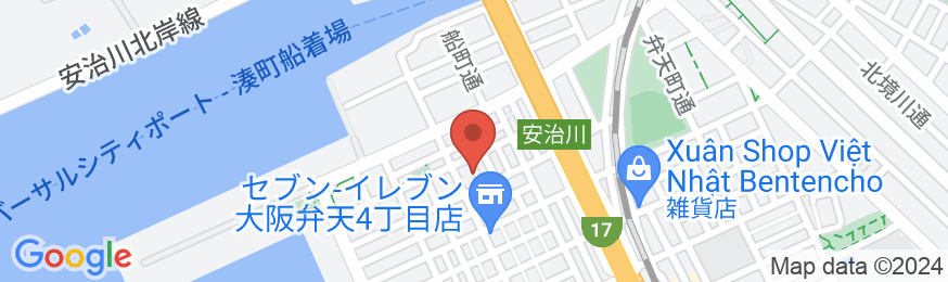 Lemon STAY 大阪市 弁天町駅/民泊【Vacation STAY提供】の地図