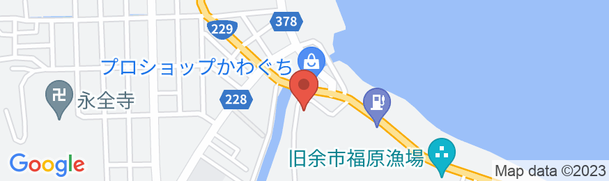Yoichi hallelujah guest house 余市ゲ【Vacation STAY提供】の地図
