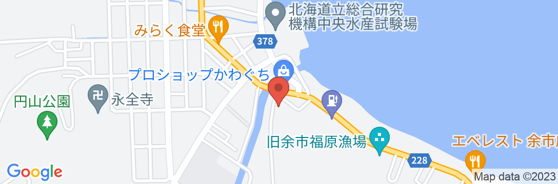 Yoichi hallelujah guest house 余市ゲ【Vacation STAY提供】の地図