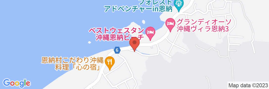 ラナカイハウス沖縄 ビーチ徒歩3分、真栄田岬・青の洞窟5分、160【Vacation STAY提供】の地図