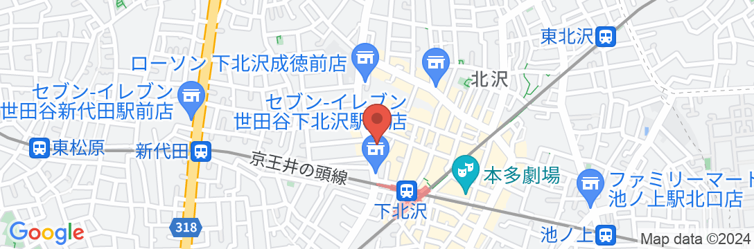 【下北沢で人気のお部屋】シモキタステイ【Vacation STAY提供】の地図