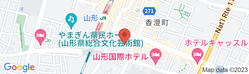 ビジネスホテル ヨシダ<山形県>の地図