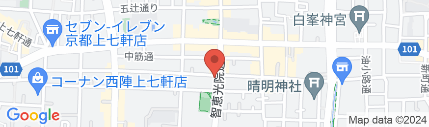 京町家ゲストハウス仁【Vacation STAY提供】の地図