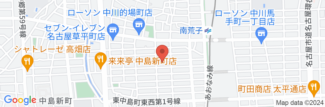 東宅/民泊【Vacation STAY提供】の地図
