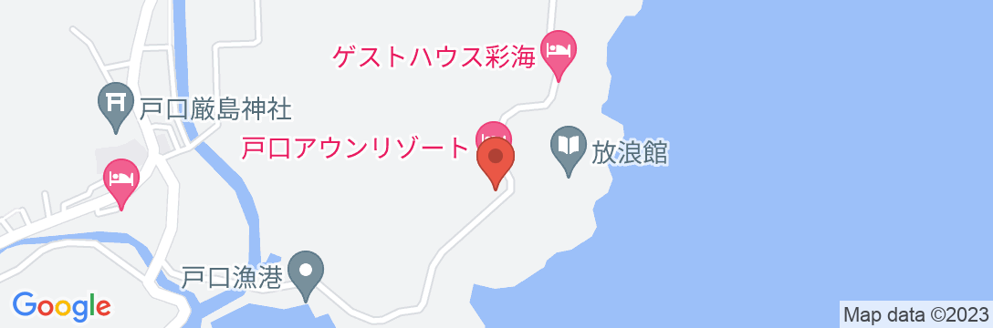 戸口アウンリゾートKUSUMARU【Vacation STAY提供】の地図