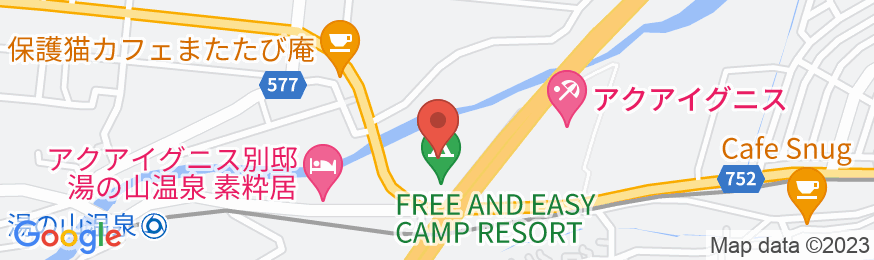FREE AND EASY CAMP RESORT【Vacation STAY提供】の地図