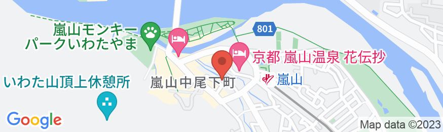 「無時・嵐山」/民泊【Vacation STAY提供】の地図