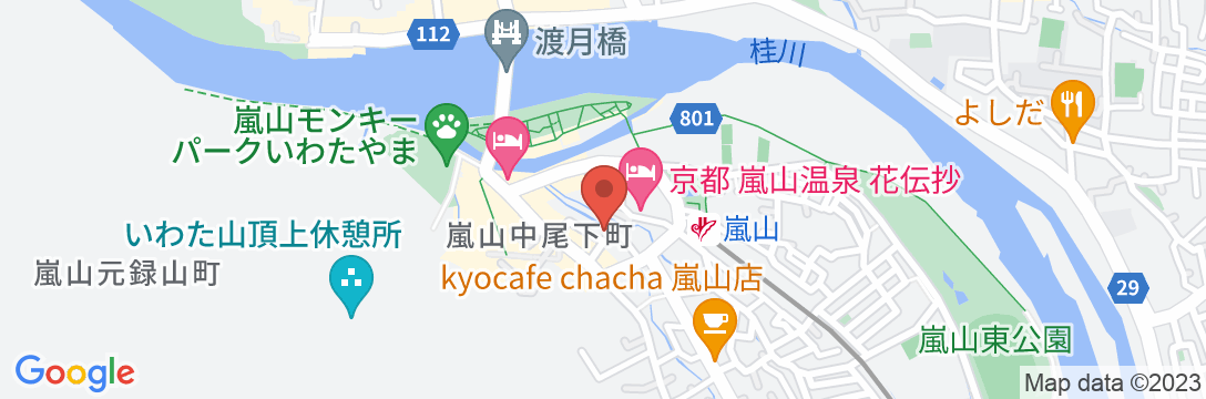「無時・嵐山」/民泊【Vacation STAY提供】の地図