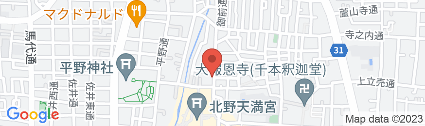 時の宿・上七軒/民泊【Vacation STAY提供】の地図