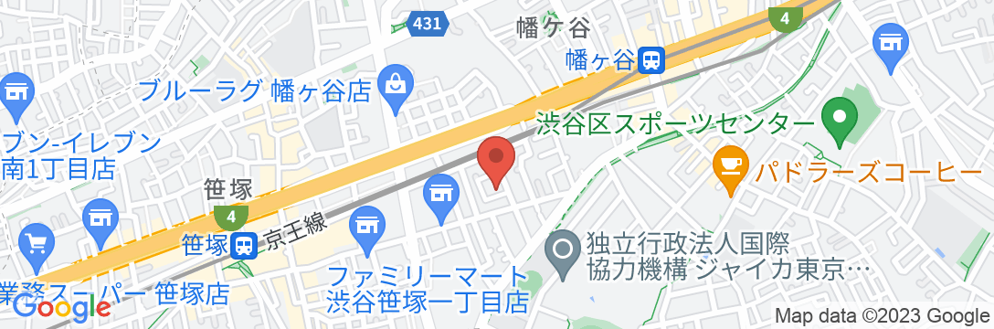 JING HOUSE渋谷ダブルベッド/新宿・渋谷駅近/民泊【Vacation STAY提供】の地図