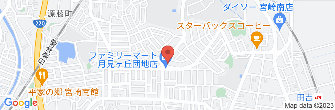 宮崎市街地に近い3DKまるまる一棟貸し/民泊【Vacation STAY提供】の地図