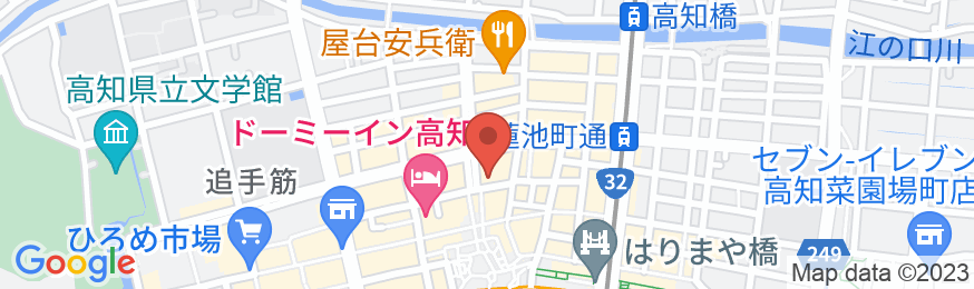 ゲストハウス土佐 追手筋花/民泊【Vacation STAY提供】の地図