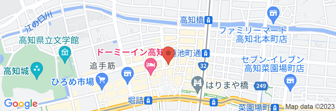 ゲストハウス土佐 追手筋花/民泊【Vacation STAY提供】の地図