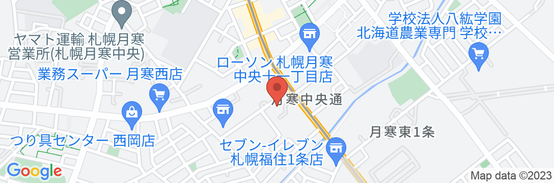Mansion Pasture TSUKISAMU 福住/民泊【Vacation STAY提供】の地図