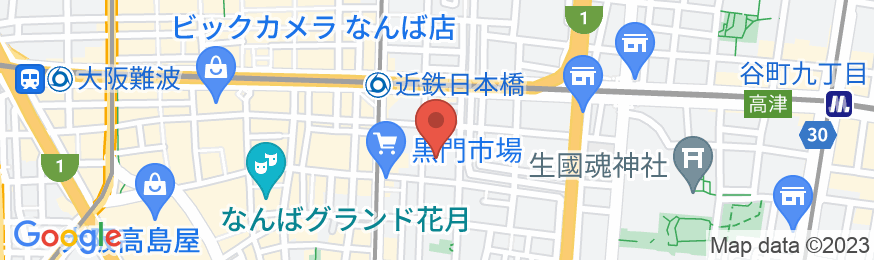 黒門レジデンス/民泊【Vacation STAY提供】の地図