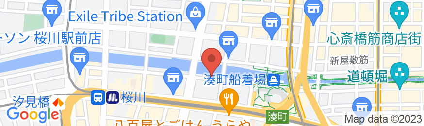 アリタハイツ難波411/民泊【Vacation STAY提供】の地図