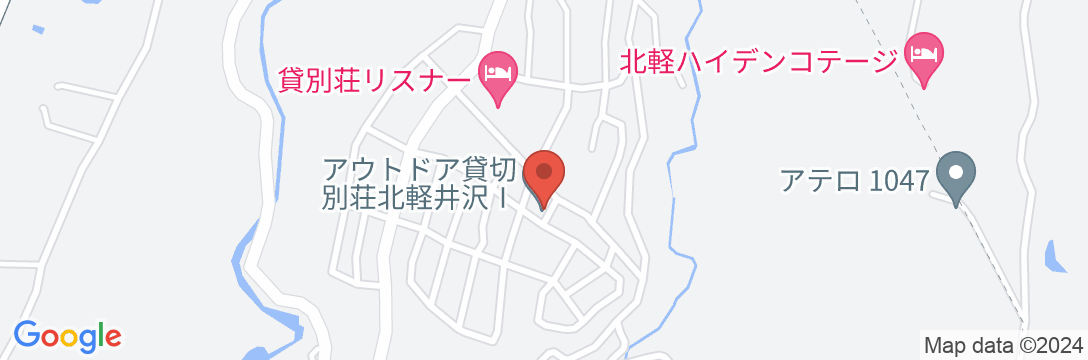 アウトドア貸切別荘北軽井沢I【Vacation STAY提供】の地図