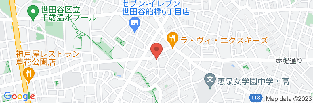経堂のちいさなwakusei 駅から歩いて15分【Vacation STAY提供】の地図