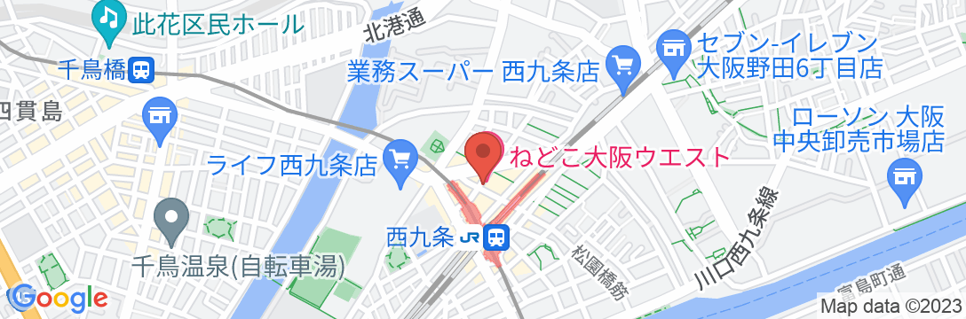 nedoco OSAKA WEST/民泊【Vacation STAY提供】の地図