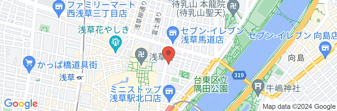 花築・浅草和心ホテル【Vacation STAY提供】の地図