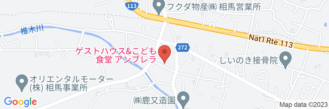ゲストハウス アンブレラ/民泊【Vacation STAY提供】の地図