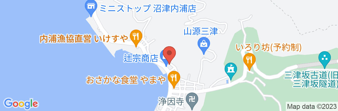 奥駿河ゲストハウス/民泊【Vacation STAY提供】の地図