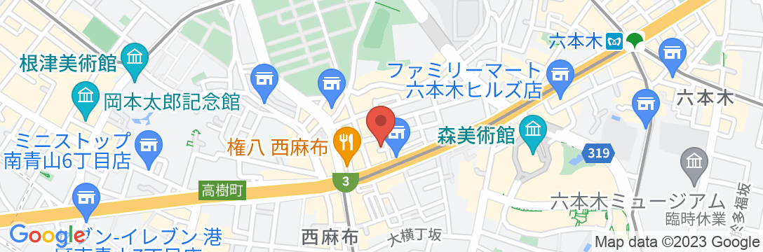 六本木駅徒歩7分/90平米2LDK/デザイナーズ戸建/民泊【Vacation STAY提供】の地図