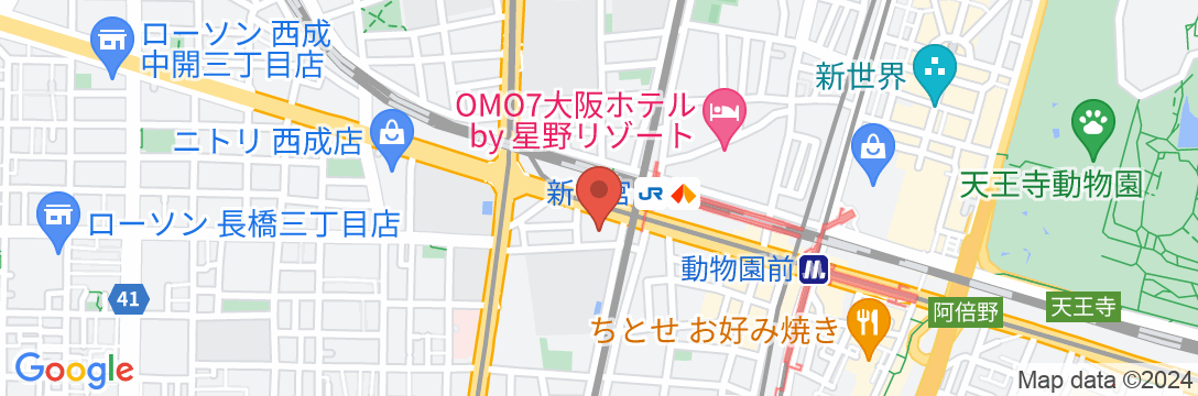 WELLSTAY Osaka Shinimamiya/民泊【Vacation STAY提供】の地図