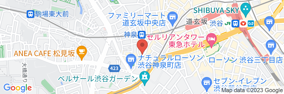 円山町戸建て/TERRACE HOUSE Shibuya Maru【Vacation STAY提供】の地図