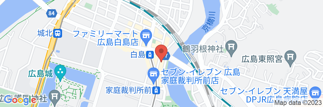 アーバングレース広島/民泊【Vacation STAY提供】の地図
