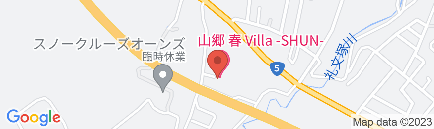 The VILLA SHUN【Hotel in nature】【Vacation STAY提供】の地図
