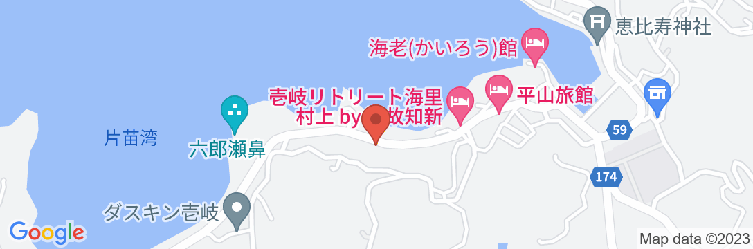 一棟貸しゲストハウス IKI HOUSE YUNOMOTO 壱岐ハ【Vacation STAY提供】の地図