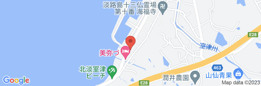 民宿 幸宝 <淡路島>の地図